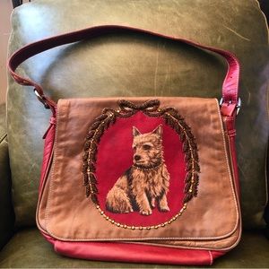 Cute, Isabella Fiore, Yorkie/Westie purse.